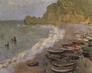 Claude Monet The Beach at Etretat oil on canvas